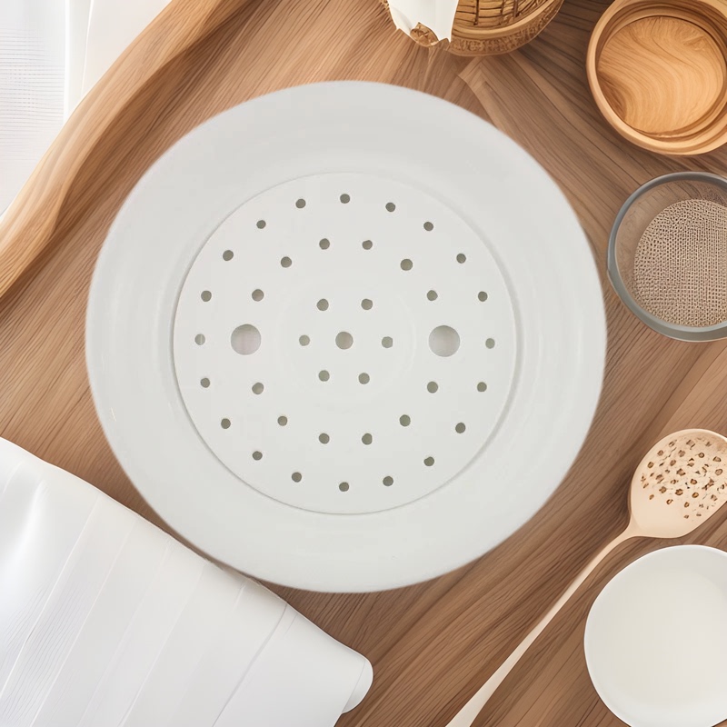 Underglaze Colored Dumpling Plate, White Plate, Ins-Style Ceramic Round Tableware, Steaming Plate, Steaming Tray, High Aesthetic Breakfast Plate Underglaze Colored Dumpling Plate, White Plate, Ins-Style Ceramic Round Tableware, Steaming Plate, Steaming Tray, High Aesthetic Breakfast Plate