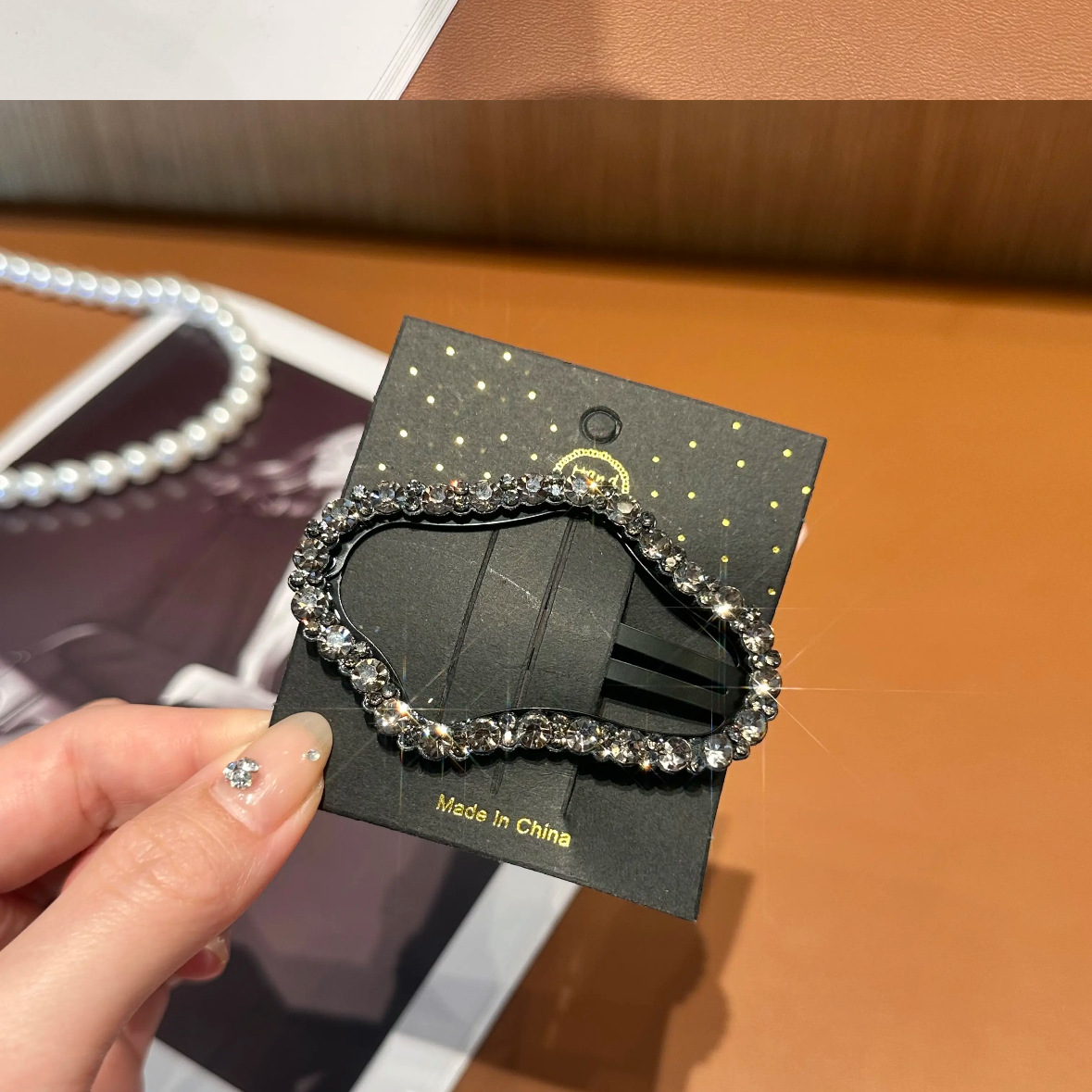 Women's Gender Shiny Women's Geometric Plastic Hair Clip