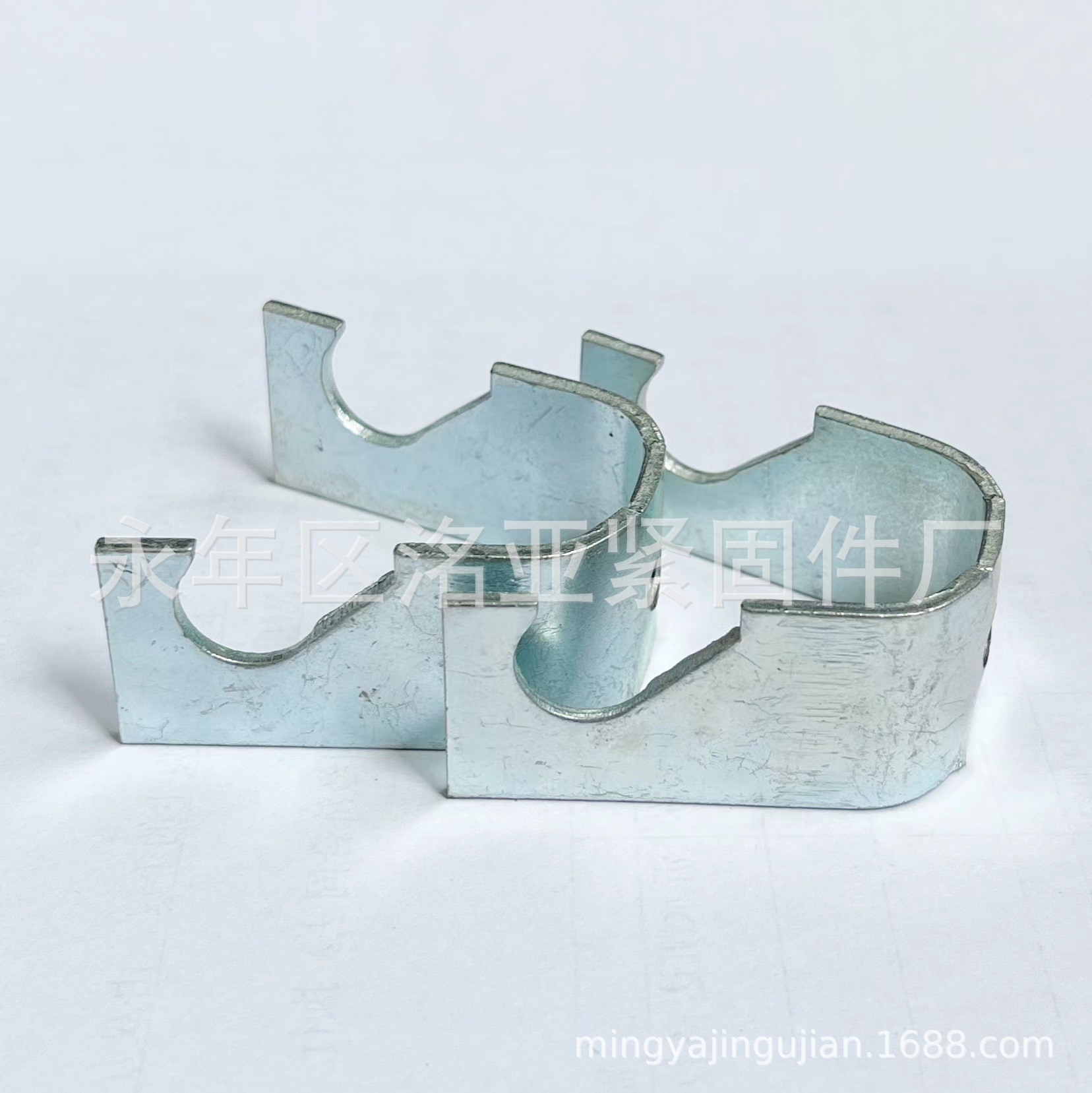 厂家批发普通加宽龙骨卡 镀锌龙骨型卡 电线管丝杆吊钩吊卡X20