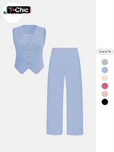 Womens Casual Crop Top Set SlimFit Woven Fabric Summer