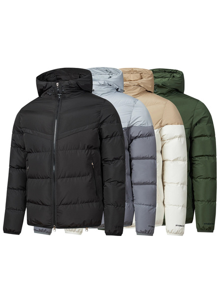 Winter keep warm down jacket with down with hood for men and women