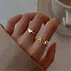 Brand ring for beloved suitable for men and women for St. Valentine's Day, simple and elegant design, internet celebrity, Birthday gift