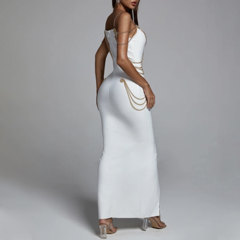 Elegant Women's Bandage Evening Dress For Formal Prom Occasions_voghion.com