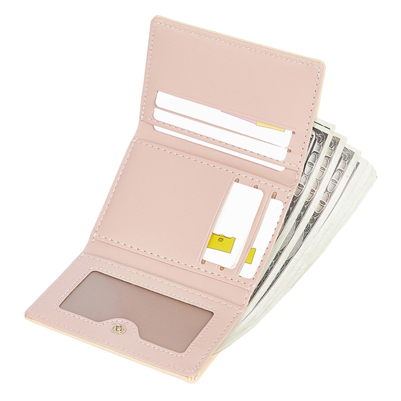 2022 nueva cartera transfronteriza de las mujeres PU ins Comercio exterior bolsa de la tarjeta de cambio de moda integrada pequeña bolsa femenina en stock al por mayor