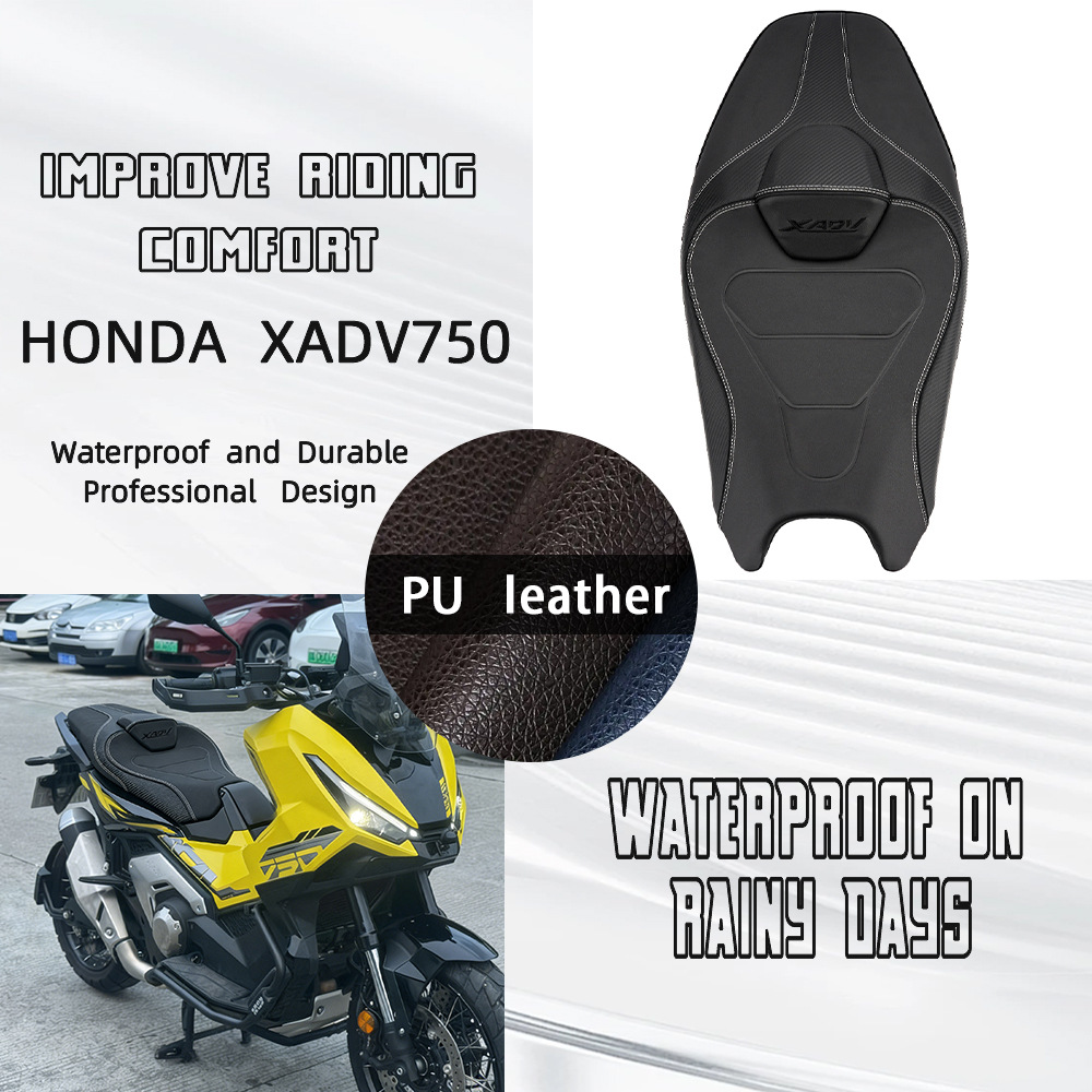 Suitable for 25-26 model Honda XADV750 upgraded seat assembly, modified with comfortable soft leather backrest and seat cushion
