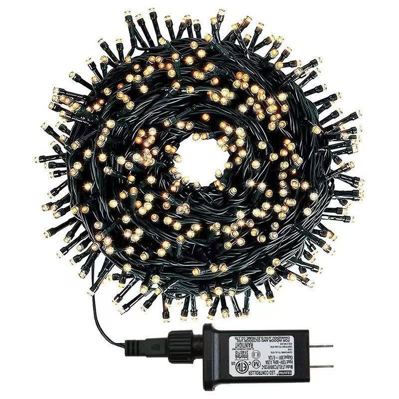 Transfronterizos Amazon Sky Star línea verde oscura al aire libre baja tensión LED string string