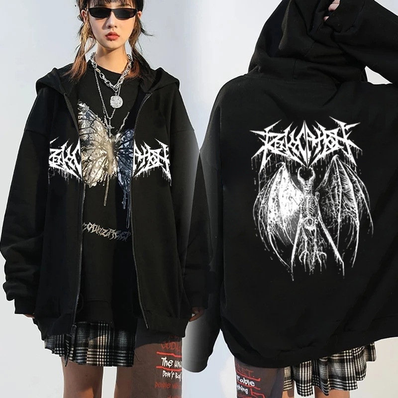 Cross-Border Zipper Hooded Sweatshirt Autumn and Winter Warm Jacket Wholesale Printed Hoodie Loose Trendy Autumn Top