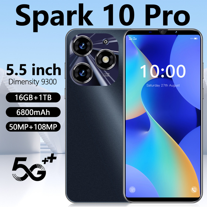 Spark 10 Pro cross-border mobile phone New 1+8G Android 5.5-inch foreign trade manufacturer in stock wholesale smartphone