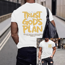 2026休闲跨信短袖T恤casual cross faith short-sleeved T-shirt