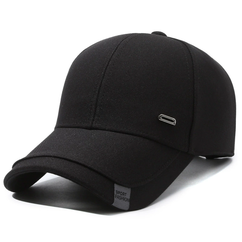 Travel demi-season fashionable sun hat, sports baseball cap for elderly, simple and elegant design, for middle age