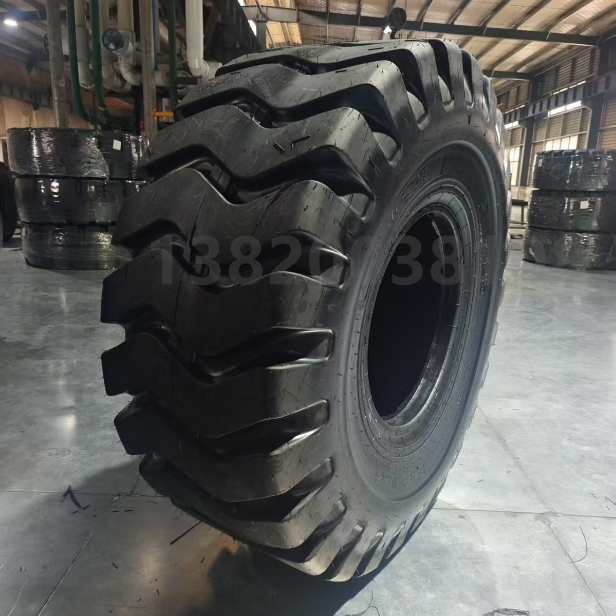 50铲车装载机轮胎23.5-25加深花纹L5半实心轮胎E3/L3加强花纹轮胎