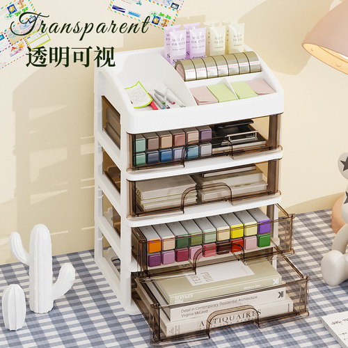 Drawer-style desk organizer office desk storage station stationery storage solution cosmetic shelf storage cabinet box