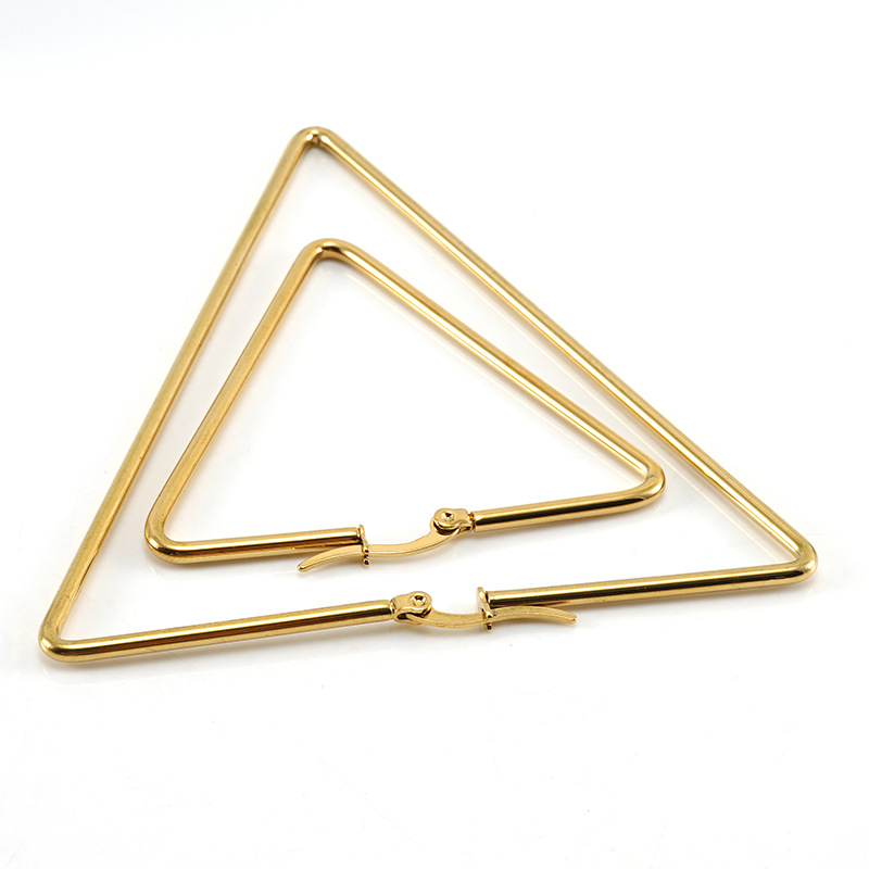Pendientes de acero inoxidable a la moda para mujer, de titanio y oro de 18K, con borlas exageradas, pendientes de espiral elegantes, accesorios de joyería. image 5
