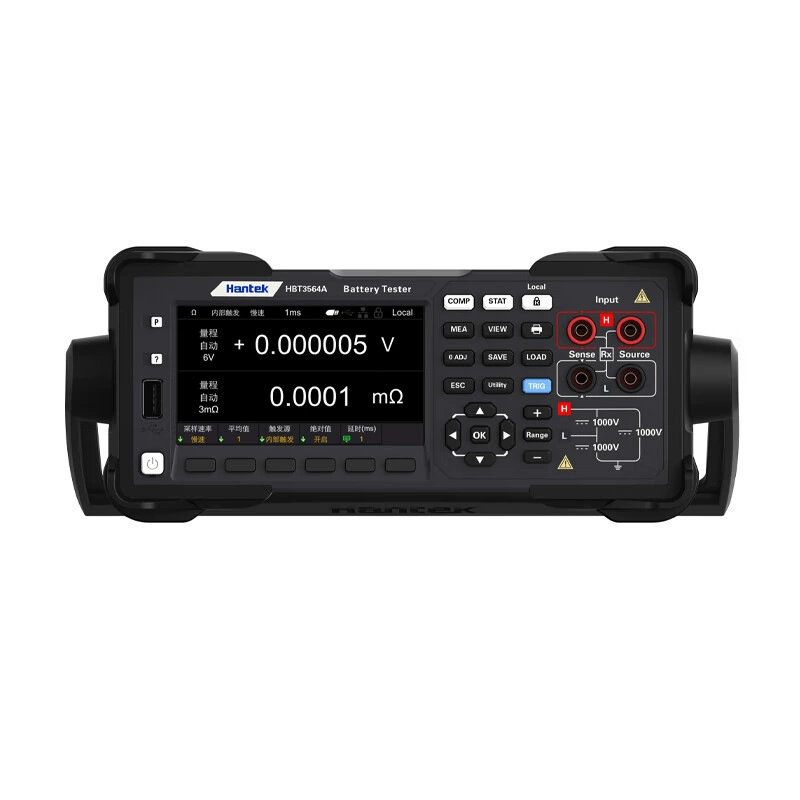 Hantek шестизначный тестер внутреннего сопротивления аккумулятора с высоким разрешением, высокоточное быстрое измерение HBT3561A