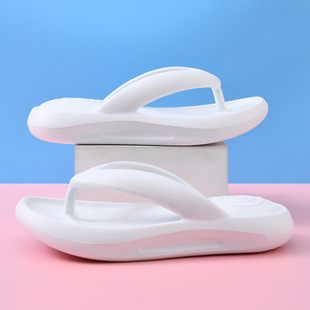 Flip-flops Women's Summer Outwear Fashionable Wear-resistant Non-slip Sandals EVA Home All-match Slip-on Feet-free Sandals