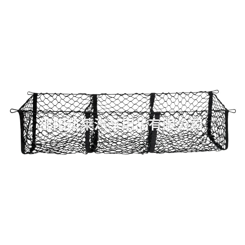 Transfronterizo e-commerce SUV camioneta de tres bolsillos equipaje almacenamiento de carga neto maletero trasero bolsillo de red de coche