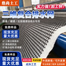 三维复合排水网土工布hdpe滤网垃圾填埋场挡土墙市政工程地下排水