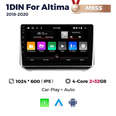 For Nissan Altima DVD Navigation - m95s-4-core-232g