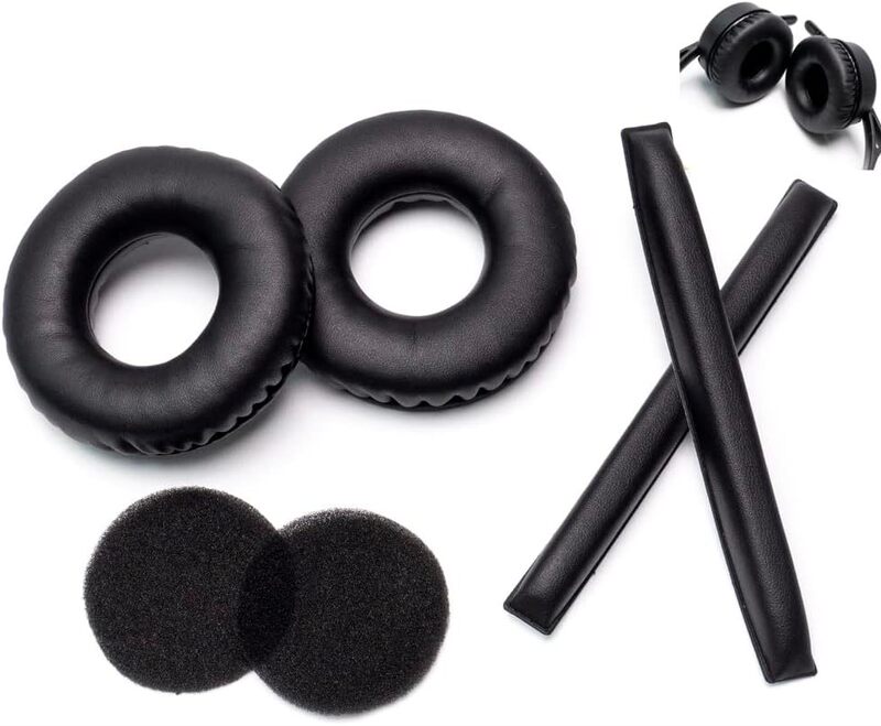 Suitable for senheiser HD25-1 earphone cover earmuffs HD25 sponge cover HD25SP-I earmuffs leather cover head beam