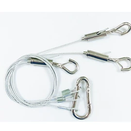 钥匙扣及钥匙扣配件;其他灯具配件;其他金属丝