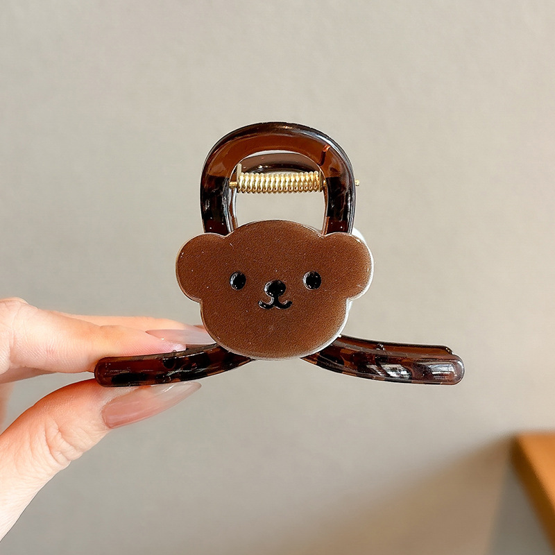 Pinza para el cabello coreana de gran tamaño, pinza para el cabello exquisita y de alta gama para mujeres con gran volumen de cabello, pinza de tiburón en la parte posterior de la cabeza, lindo sombrero con pinza para el cabello