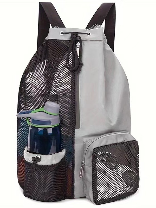 Bolsa de natación de malla mochila con bolsa húmeda mochila portátil al aire libre de playa gimnasio amazon mochila explosiva image 4