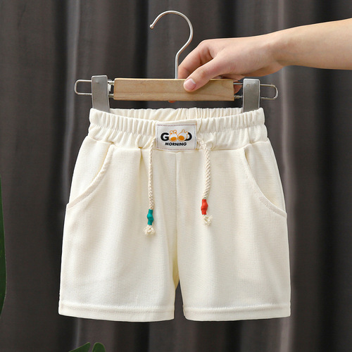 Boys shorts 24 new summer clothes children's clothes little girls baby children's outer wear summer casual thin style trendy summer style