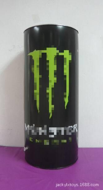 厂家直销出口欧美PVC充气可乐罐 充气瓶子 充气瓶  充气易拉罐