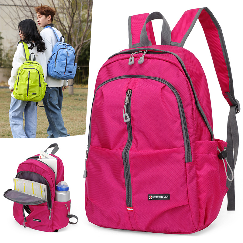 Mochila deportiva al por mayor nueva mochila al aire libre mochila deportiva casual bolsas plegables de gran capacidad