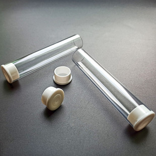 Transparent Plastic Tube with Lid Product Packaging Tube Pc Tube Kindergarten Wall Pipe Inner Diameter 18mm Available