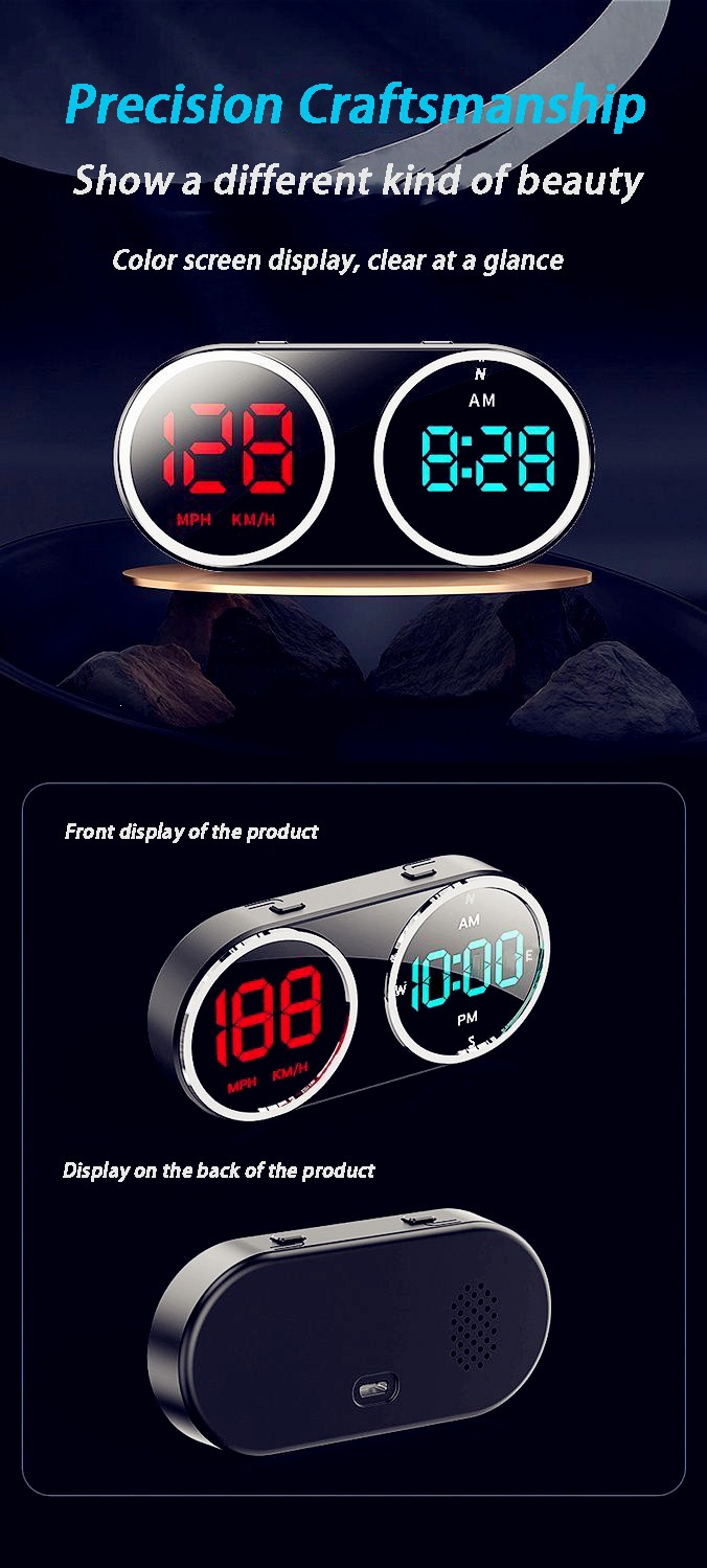 New HUD Head-Up Display for Vehicles, Specialized for Cross-Border E-Commerce, KMH/MPH Universal for Cars, Direct from Manufacturer