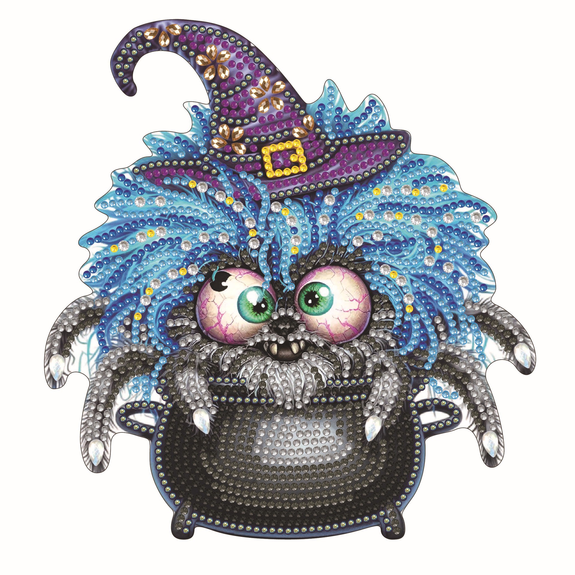 Pintura de diamantes 5D transfronteriza hecha a mano DIY, adorno de juguete de cartón tridimensional, dinosaurio de dibujos animados, pintura de diamantes para niños.