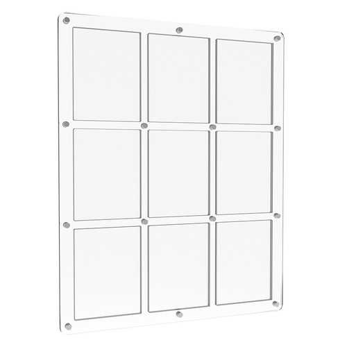 Card brick star card 35PT collection card game display strong magnetic card 130UP transparent protective box shell set 9 consecutive nine grids