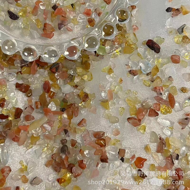 Autumn and Winter reddish brown natural gravel Diy art garbage Journal Gumei manicure niche flow hemp fish tank decorative material Autumn and Winter reddish brown natural gravel Diy art garbage Journal Gumei manicure niche flow hemp fish tank decorative material