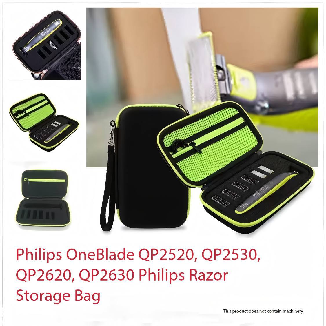 现货免费贴标Philips OneBlade Pro飞利浦便携eva收纳包抗震防摔
