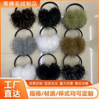 批发冬季仿貉子毛耳罩 可爱毛绒保暖耳包 高颜值防风护耳防寒耳套