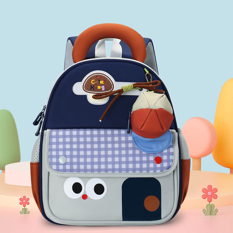 Mochila de jardín de infantes nuevo niño de dibujos animados 3 años 5 años mochila de preescolar transpirable clase grande mochila de niña pequeña