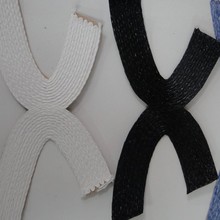 新款拉菲草鞋面编织