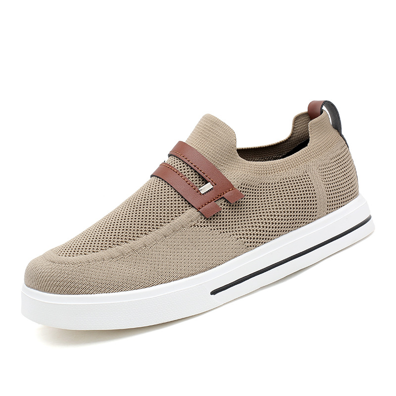 Zapatos de hombre de verano nuevos zapatos casuales transpirables zapatos de tela elástica suave zapatos deportivos ligeros zapatos de negocios de hombre moda