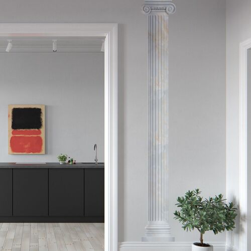 2024 new creative stickers 3D three-dimensional Roman column wall stickers self-adhesive wall decoration living room background wall wallpaper