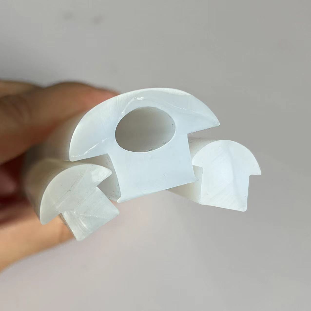 蘑菇型耐高温硅胶条混合机门密封条离心机密封条