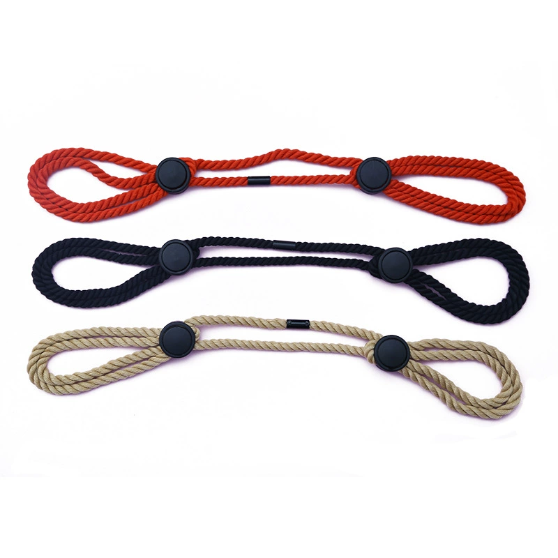 Bondage Rope Cuffs, Adjustable Dual-Loop Restraints, Lightweight 0.06 kg, Multi-Color