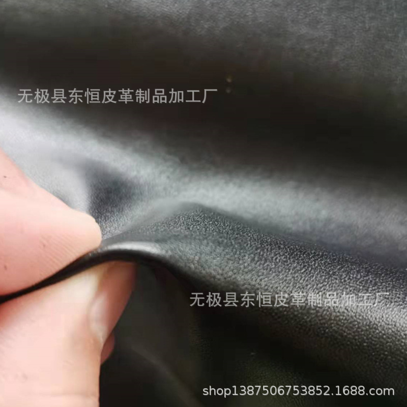 河北羊皮革 棉羊皮 手套革 绵羊皮 A级 黑色手感软 羊皮厂