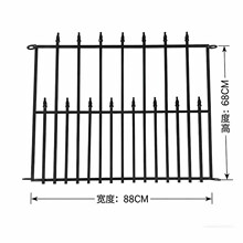 装饰花园围栏庭院防锈宠物边界围栏金属线栅栏庭院网片铁护铁篱笆