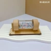 Milky white bracket rolling rain sound cylinder