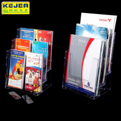 Kehi Combination Multi-functional Catalog Display Rack A4 Three-layer Document Rack A5 Brochure Leaflet Single Page A6 Flyer Holder