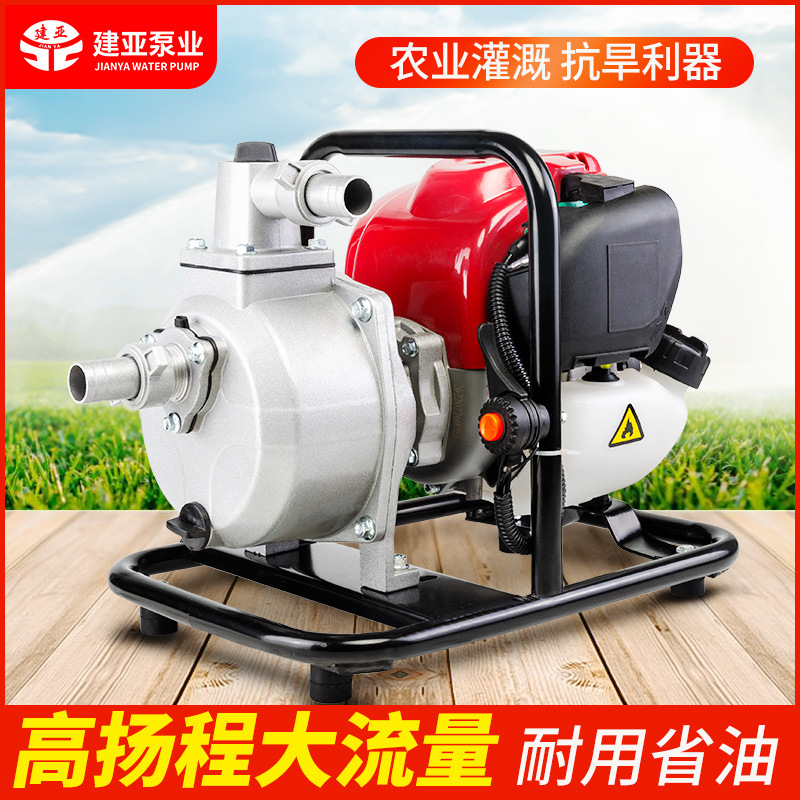 139 potencia 142 potencia motor de gasolina de cuatro tiempos bomba autocebante bomba de riego ahorro de energía compacto y fácil de llevar