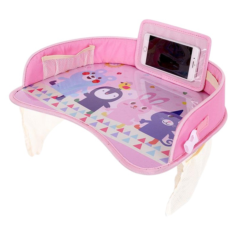 Child Safety Seat Tray, Car-Mounted Multifunctional Baby Eating and Entertainment Small Table, Car Baby Seat Tray