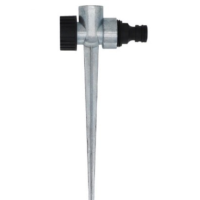 4 puntos 6 puntos de aleación de plástico enchufe de suelo de una sola base en serie boquilla de pulverización de atomización para riego de césped rotativo jardín de riego