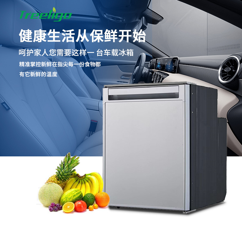 Treeligo refrigerador del coche gran capacidad 50L80L RV refrigerado congelador móvil conservación de alimentos refrigerador del coche